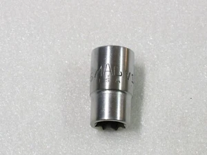 Mac Tools 7/16" Double Square / 8 Point 1/2 Drive Shallow Chrome Socket V148 - Picture 1 of 4