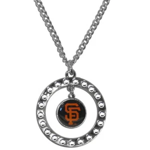 San Francisco Giants Necklace Chain Rhinestone Hoop CO - Picture 1 of 1