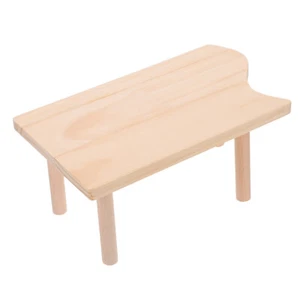Hamsterkäfig Trennwand Haustier Sitzstange Holz Ständer Spielzeug Kleintier Plattform - Bild 1 von 12
