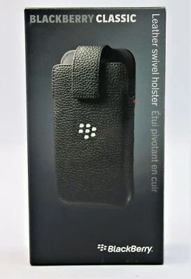 4 - Pack! Funda giratoria de cuero clásica para teléfono BlackBerry ACC-60088-021 OEM Foto 1 de 4