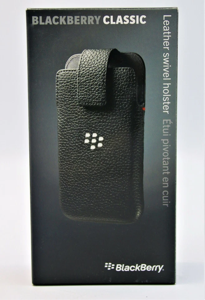 4 - Pack! BlackBerry Classic Leather Swivel Holster Phone Case ACC-60088-021 OEM - Image 1 of 4