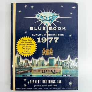 Vintage 1977 Bluebook Of Quality Merchandise - Bennett Brothers Inc. Hardcover - Imagen 1 de 5