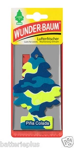 5X Original WUNDERBAUM® PINA COLADA Lufterfrischer Duftbäumchen Autoduft - Picture 1 of 1