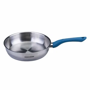 Fackelmann Essential Bratpfanne Ø24cm Edelstahl Blau Induktionsgeeignet Rostfrei - Bild 1 von 8