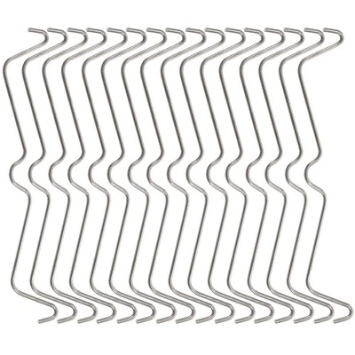  50 Pcs Pegboard Buckles Metal Accessories Clips Hook Locks Hooks - Imagen 1 de 4