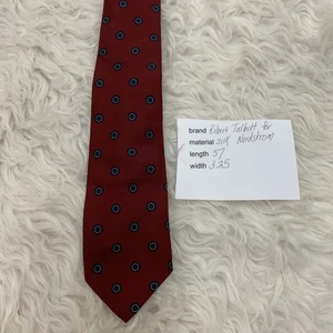 Robert Talbots for Nordstrom silk burgundy tie - Picture 1 of 2