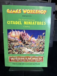 Catálogo de miniaturas GW Citadel Cata North American Citadel - Warhammer Fant en muy buena condición - Imagen 1 de 5
