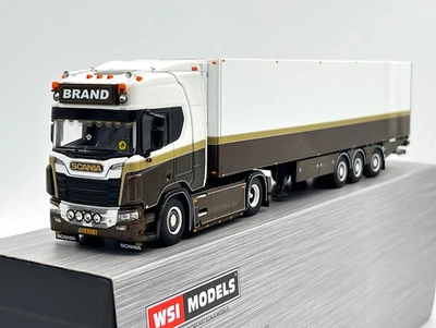 Scania R highline CR20H 4x2 рефрижераторный прицеп «Совершенно транспорт» модели грузовиков WSI - Изображение 1 из 4