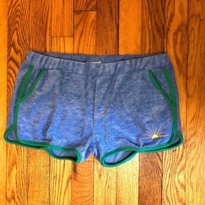 Siaomimi NWT Blue Gym Shorts - Size 14 Youth - Picture 1 of 7