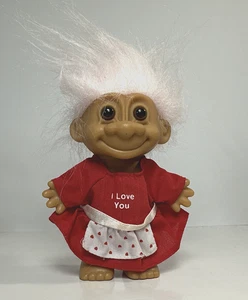 Bambola Russ Troll #18202 "Ti amo" 5" capelli rosa alti - Foto 1 di 6