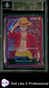 MONKEY.D.LUFFY L 2022 ONE PIECE ST01-SPR STRAW HAT CREW ST01-001 BGS 10.0 - Bild 1 von 2