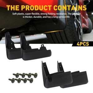 For 2020-2021 Toyota Corolla 4dr sedan (E210) Mud Splash Flaps Guards Fender Car - Picture 1 of 12
