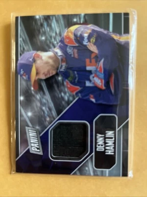 2018 Panini Fathers Day Driver Worn Denny Hamlin - Image 1 of 2