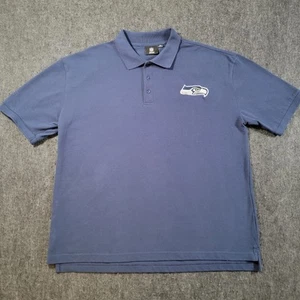 Polo NFL Team Apparel Seattle Seahawks uomo XXL abbigliamento sportivo tempo libero 791 - Foto 1 di 15