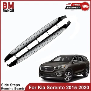 ESCALONES LATERALES ESTILO OEM - ESTRIBERAS - PAR PARA KIA SORENTO 2015 - 2020 - Imagen 1 de 7