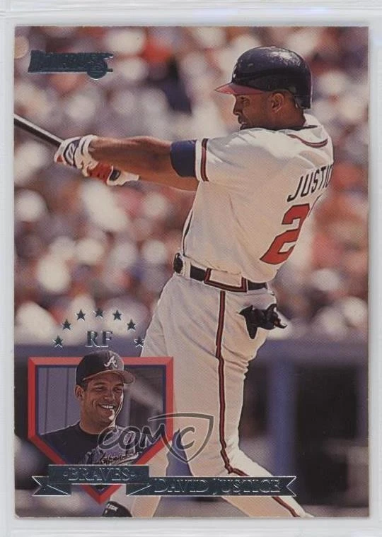 1995 Donruss David Justice #1 - Image 1 of 2