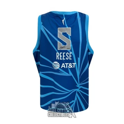 Angel Reese Autographed Chicago Nike Blue Retro Rebel Basketball Jersey - Panini - Image 1 of 2