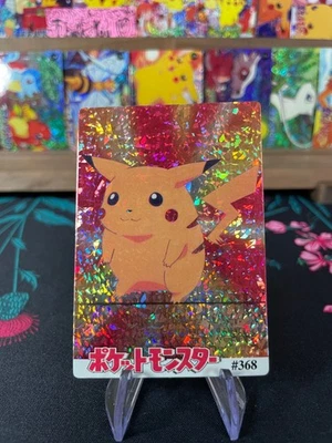 Adesivo de venda automática Pikachu 368 Pokémon vintage prisma quase perfeito vendedor dos EUA - Imagem 1 de 2