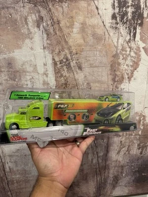 Racing Champions Fast and Furious Kenworth Transporter 1995 三菱 Eclipse & — 第 1/4 张图片
