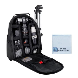 Deluxe Digital Camera / Video Padded Backpack For Nikon, Canon, Sony, Pentax ... - Picture 1 of 7