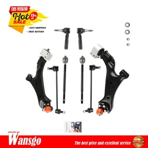 8× Lower Control Arm w/Ball Joints Sway Bar Links Tie Rods Fit For 10-17 Equinox - Picture 1 of 11