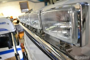 Roof Bar + Rectangle Spots To Fit Volvo FMX 2013-2021 Day Standard Low Truck Top - Picture 1 of 8
