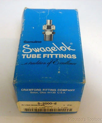 New Swagelok 1-1/4" Tube Carbon Steel Union Fitting, S-2000-6 - Image 1 of 3