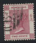 HOK Hong Kong Queen Victoria 2c rose lake stamp (SG32) dated 1882