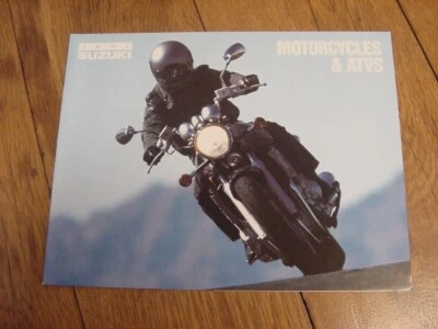 Vintage Original Suzuki 1991 Motorcycles & Atvs brochure poster E.C. - Image 1 of 4