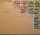 Germany Weimar Oct 1923 Inflation Period Braunschweig To Greven Postal History