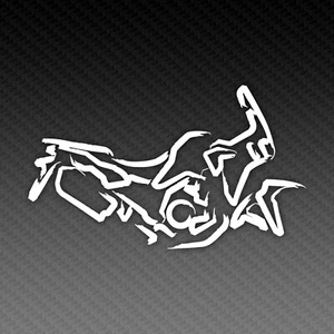 CRF1000 Africa Twin Kalligraphie Motorrad Aufkleber Sticker 15x8cm - Bild 1 von 3
