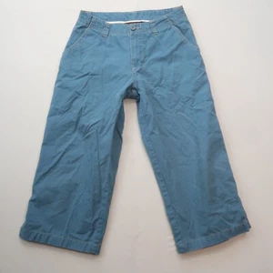 Royal Robbins Womens Canvas Crop Pants Size 6 Blue Cotton Casual Mid Rise - Picture 1 of 8