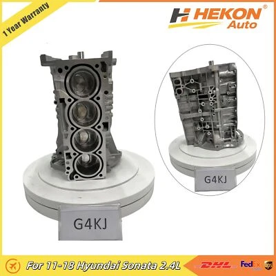 New Cylinder Block Assembly For 11-18 Hyundai Sonata Kia Sorento G4KJ 2.4L - Image 1 of 4