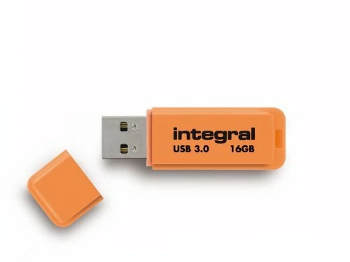 Integral Neon USB3.0 16GB 16GB USB 3.0 (3.1 Gen 1) USB Type-A connector Orange U - Immagine 1 di 1