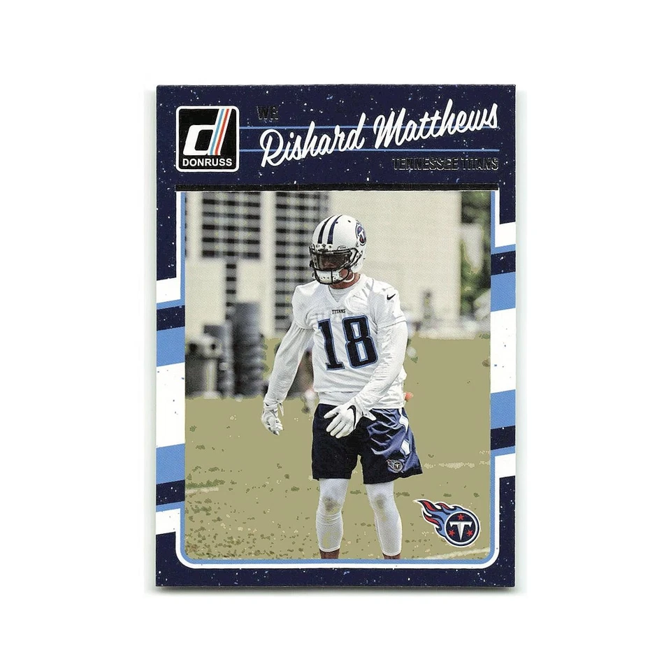 Rishard Matthews 2016 Donruss #282 Tennessee Titans Football Card NM - Image 1 of 3