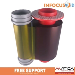 Matica MC310 PR20305301 / PR20319301 chromXpert YMCKO ruban couleur 250 impressions - Photo 1/2