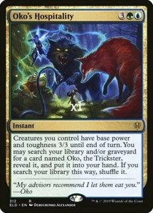 OKO'S HOSPITALITY X 1 N/M- THRONE OF ELDRAINE MAGIC THE GATHERING - Picture 1 of 1
