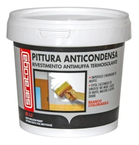 SARATOGA Z12 PITTURA TERMOISOLANTE ANTICONDENSA ANTIMUFFA 750 ML BIANCO - Foto 1 di 1