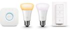 Hue White Ambiance LED Lampe E27 Starter Set inkl. Dimmschalter und Bridge, 2.20