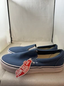 Scarpe VANS ""Classic"" da uomo taglia 11,5 US NAVY slip on casual - Foto 1 di 12