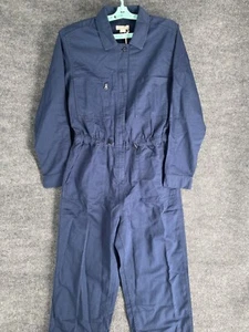OUTERKNOWN Jumpsuit Gr. M blau Leinen Baumwolle Overall Taschen - Bild 1 von 24