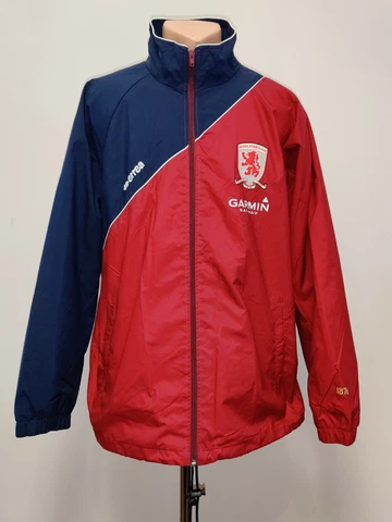 Football jacket soccer FC Middlesbrough Boro Training 2008/2009 Errea Windproof Cover
