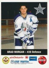 1999-00 Sudbury Wolves P.L.A.Y. Team Set #21 BRAD MORGAN
