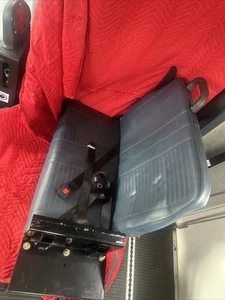 Fold Away Seat Bench Camper Van RV Bus wit Belts Folding Flip Up Down Wheelchair - Picture 1 of 17