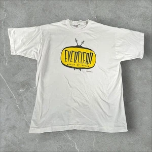Vintage Everclear Shirt Mens XL White World Of Noise Band Tee 90s Grunge Rock - Picture 1 of 7