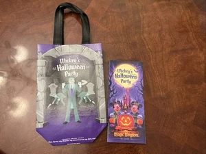 2025 Disney Parks Mickey’s Not So Scary Halloween Party Trick Or Treat Bag + Map - Picture 1 of 2