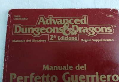 AD&D Advanced Dungeons & Dragons (2nd Ed) - Manuale del Perfetto Guerriero (Ita) - Immagine 1 di 4