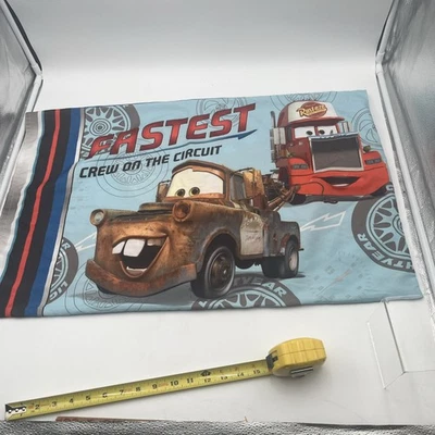 Funda de Almohada Estándar Disney Pixar Cars Aligerador McQueen Rojo Mater Poliéster Foto 1 de 3