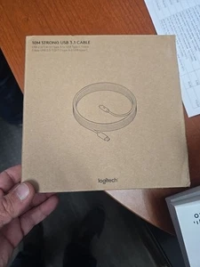 Logitech Strong - USB-C cable - USB Type A to 24 pin USB-C - 33 ft (939-001799) - Picture 1 of 2