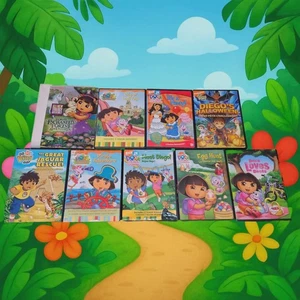 9 DORA THE EXPLORER Nickelodeon Nick. Jr. - DVD  Lot pirates dance Tested Workin - Picture 1 of 10